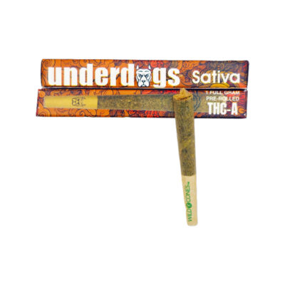 Underdogs Pre-Rolls 50CT Box – Sativa – Cherry Crush – 1 Full Gram Pre-Rolled – THCA