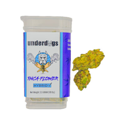 Underdogs 3.5 THCA Flower – Hybrid – 3.5 gram (1/8 Oz.)