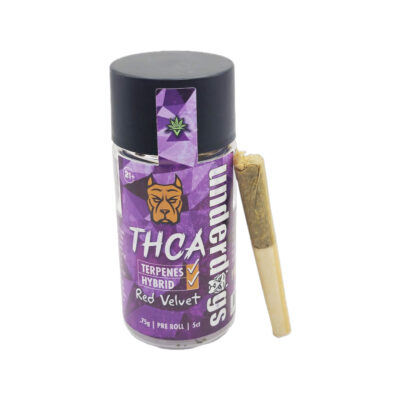 Underdogs 5-in-1 THCA Pre-rolls – Red Velvet – Hybrid – Terpenes – .75 – 5ct