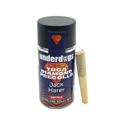 Underdogs 5-in-1 Diamond Pre-Rolls  – Jack Harer – Sativa – 0.75 – 5ct