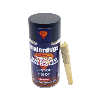 Underdogs 5-in-1 Diamond Pre-Rolls – Lemon Haze – Sativa – 0.75 – 5ct